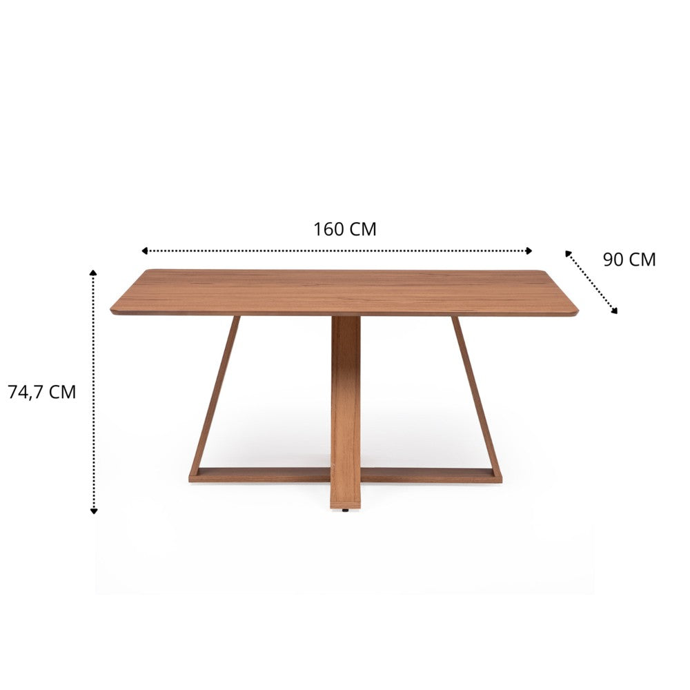 COMEDOR 6 SILLAS MEGAN / MESA AVENA CANELA
