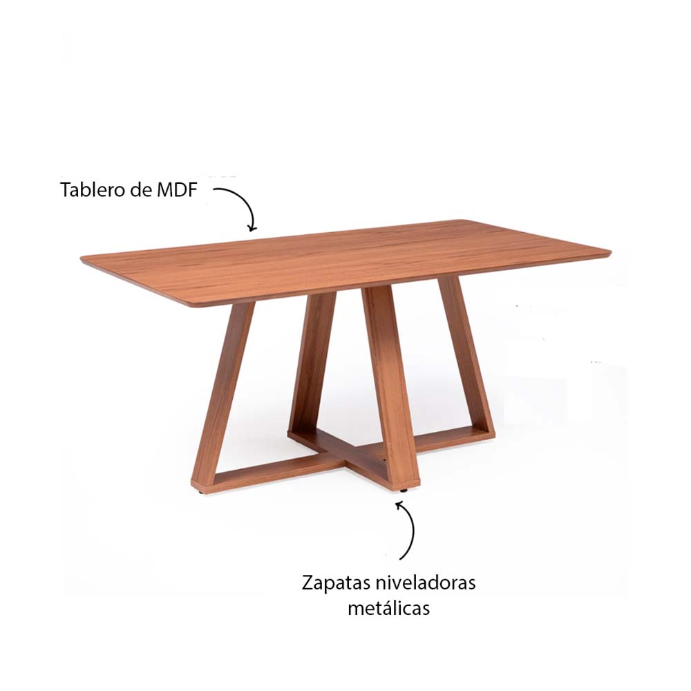 MESA DE COMEDOR AVENA 1.6 CANELLA