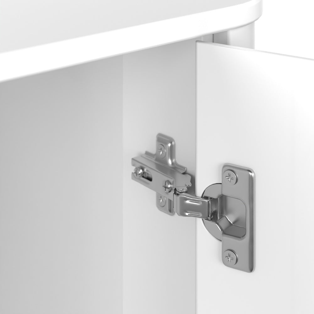 CÓMODA FLOW 1.37 PATAS MADERA BLANCO & NATURE