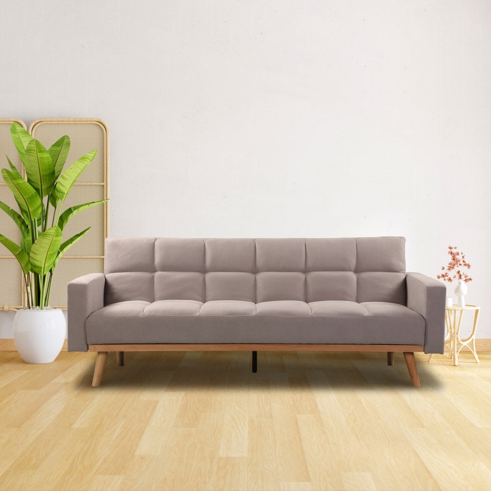 SOFÁ CAMA FUTÓN MATTEO GRIS CLARO