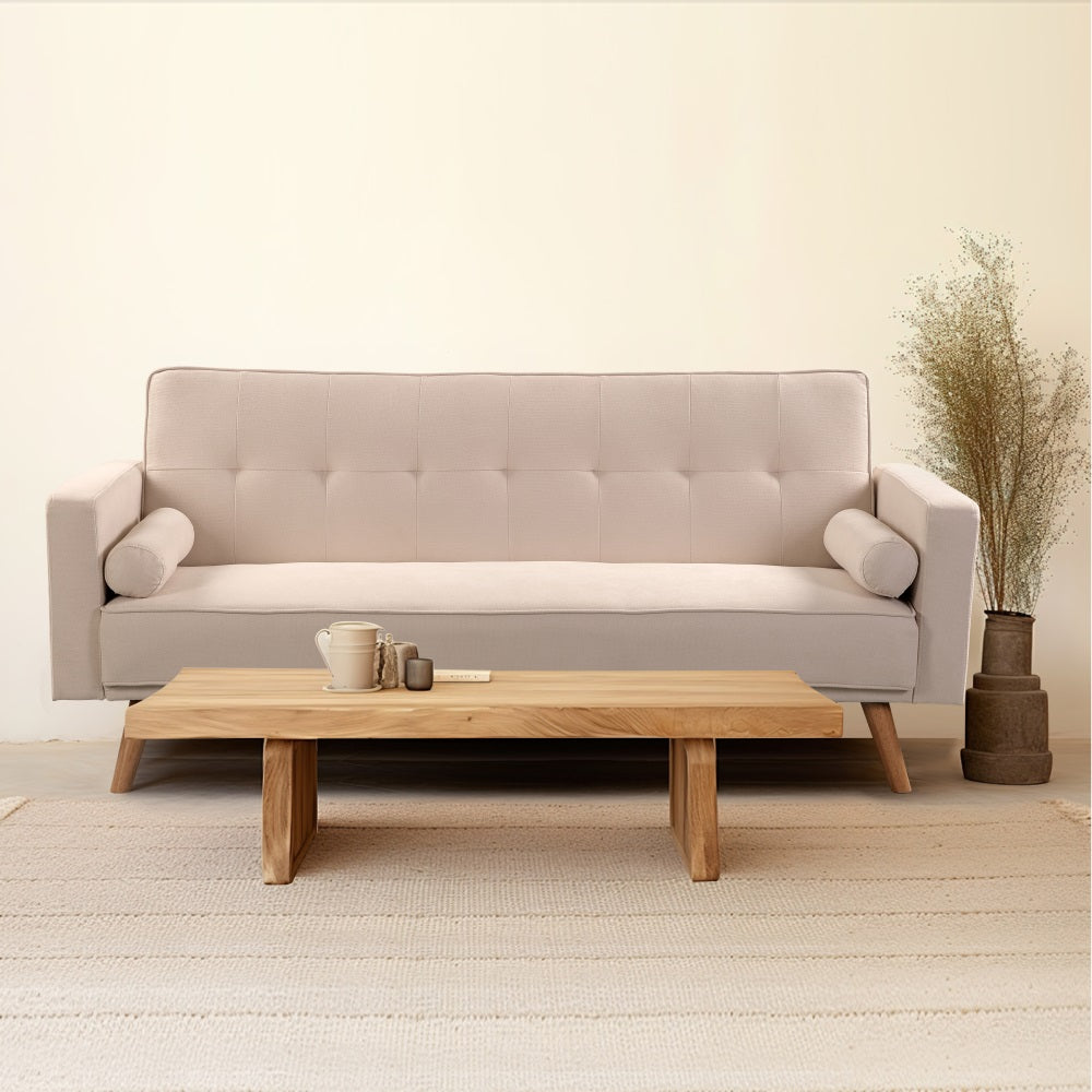 SOFÁ CAMA FUTÓN LUCIE BEIGE CLARO