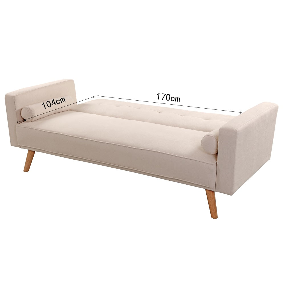 SOFÁ CAMA FUTÓN LUCIE BEIGE CLARO