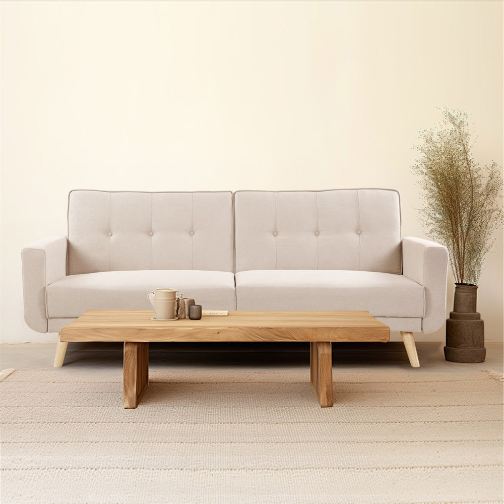 SOFÁ CAMA FUTÓN MAURICE BEIGE CLARO