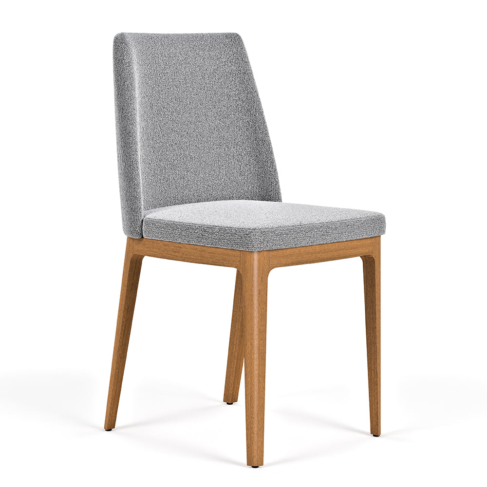 COMEDOR 6 SILLAS MADERA CITY BOUCLÉ GRIS CLARO