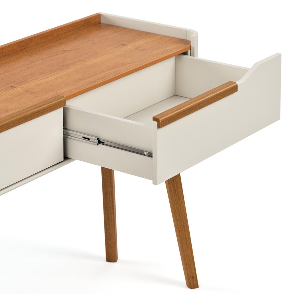 APARADOR ARC 1.36 PATAS MADERA OFF WHITE & NATURE