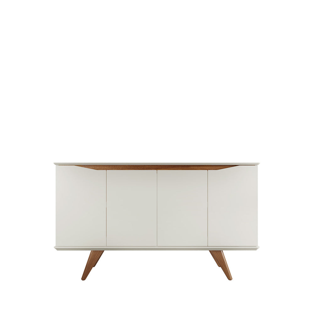 APARADOR OLIVE 1.35 PATAS MADERA OFF WHITE