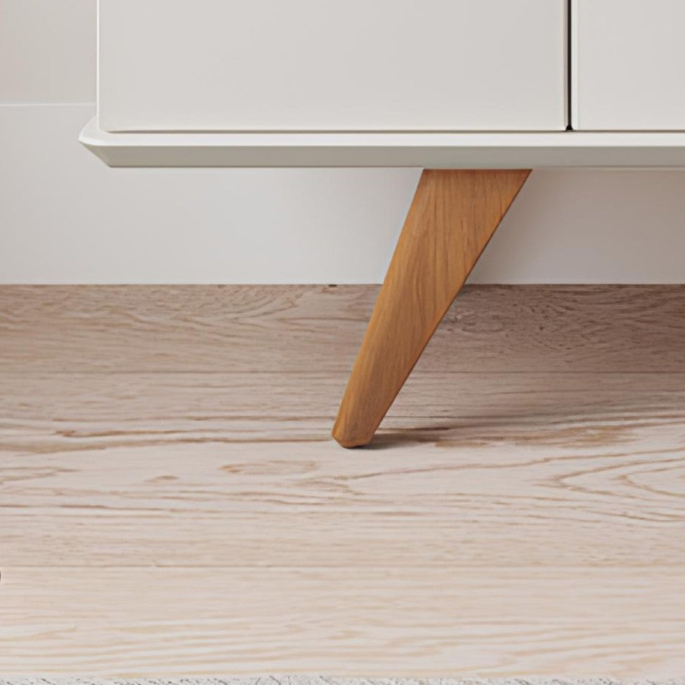 APARADOR OLIVE 1.35 PATAS MADERA OFF WHITE