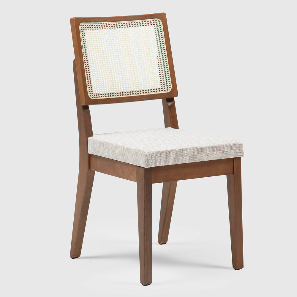 PACK DE 2 SILLAS DE COMEDOR RATTAN SAO PAULO LINO BEIGE