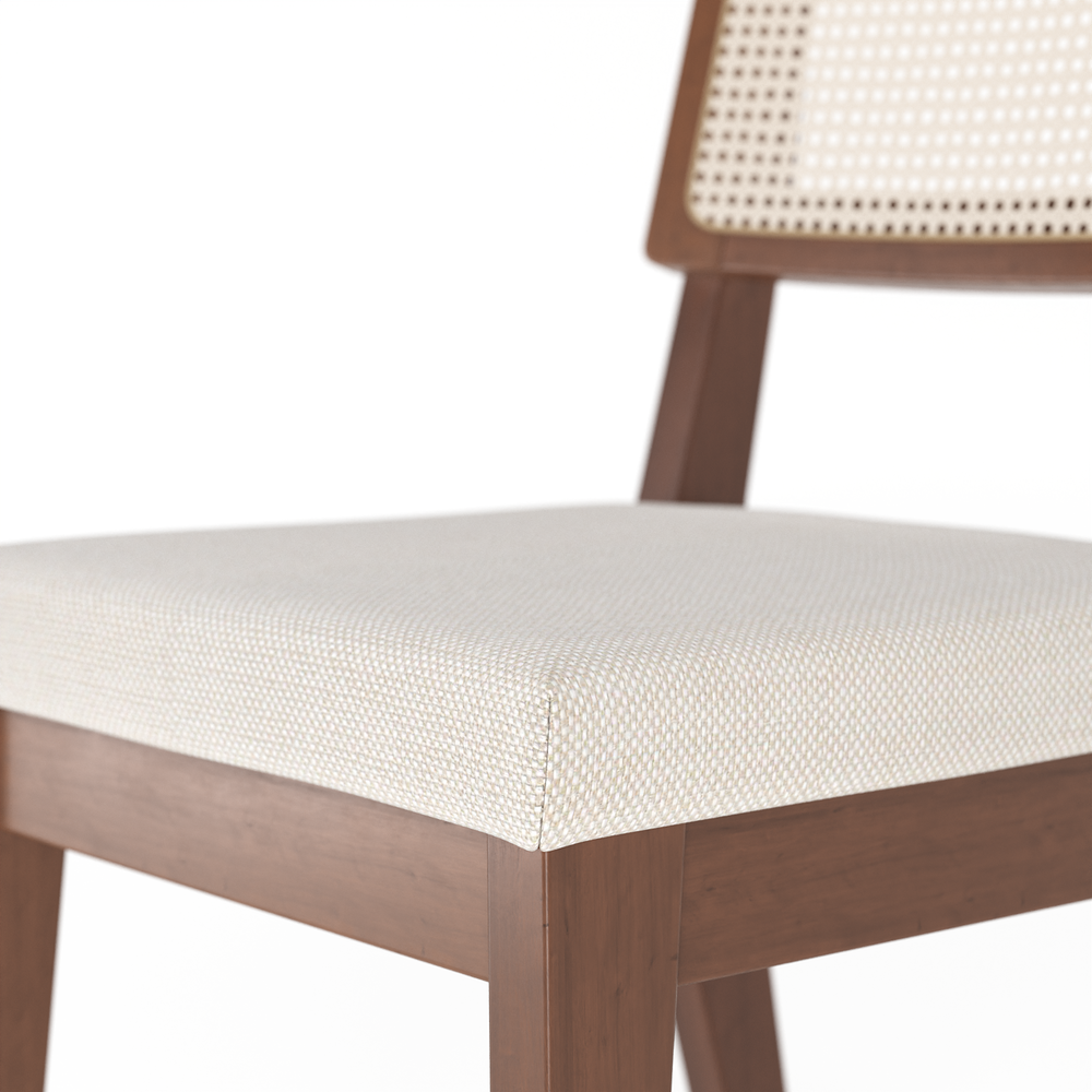 PACK DE 2 SILLAS DE COMEDOR RATTAN SAO PAULO LINO BEIGE