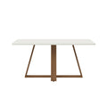 MESA DE COMEDOR AVENA 1.6 OFF WHITE & VIDRIO
