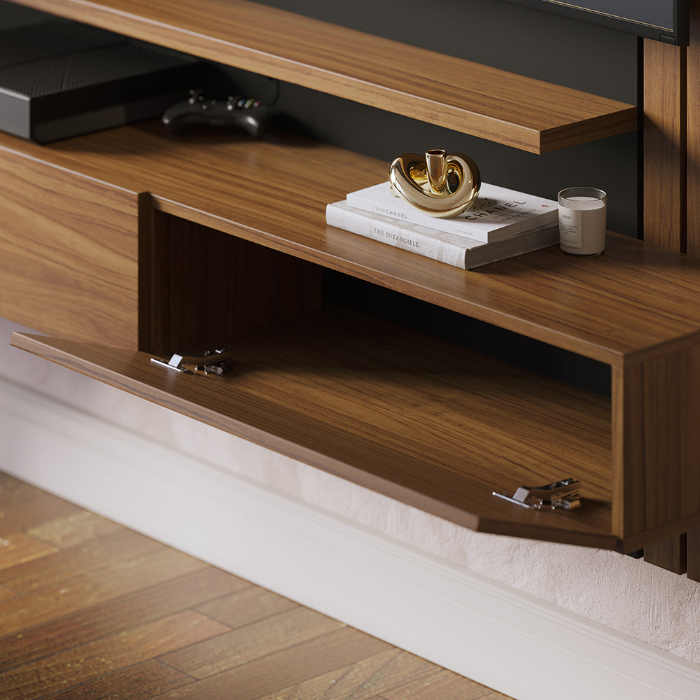 CENTRO DE ENTRETENIMIENTO PANEL HONOLULU NEGRO