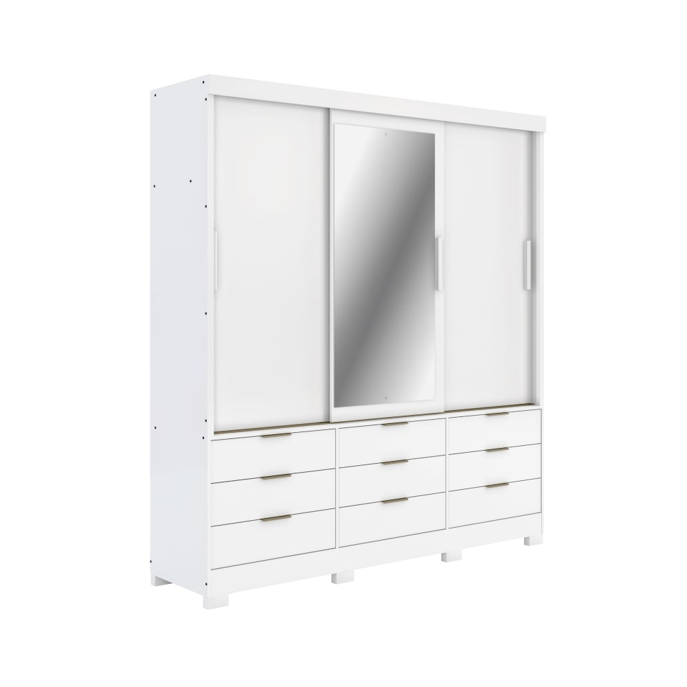 ROPERO 3P 9C ESPEJO FLEX SICILIA BLANCO