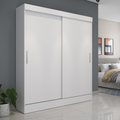ROPERO 2 PUERTAS CORREDIZAS PORTO BLANCO