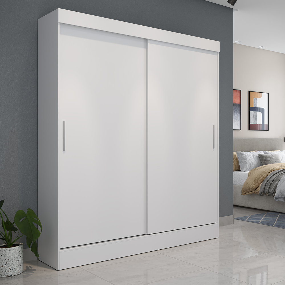 ROPERO 2 PUERTAS CORREDIZAS PORTO BLANCO