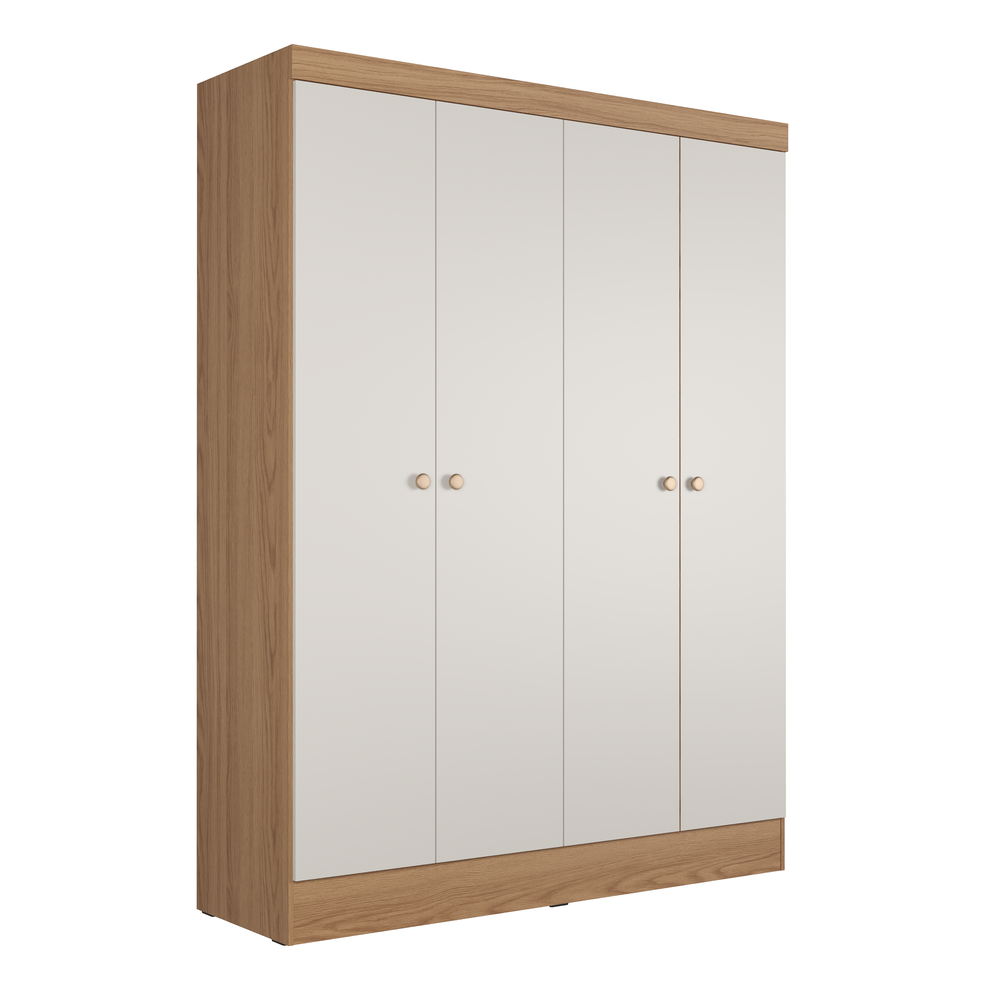 ROPERO 4 PUERTAS BATIENTES BILBAO CREMA SUAVE