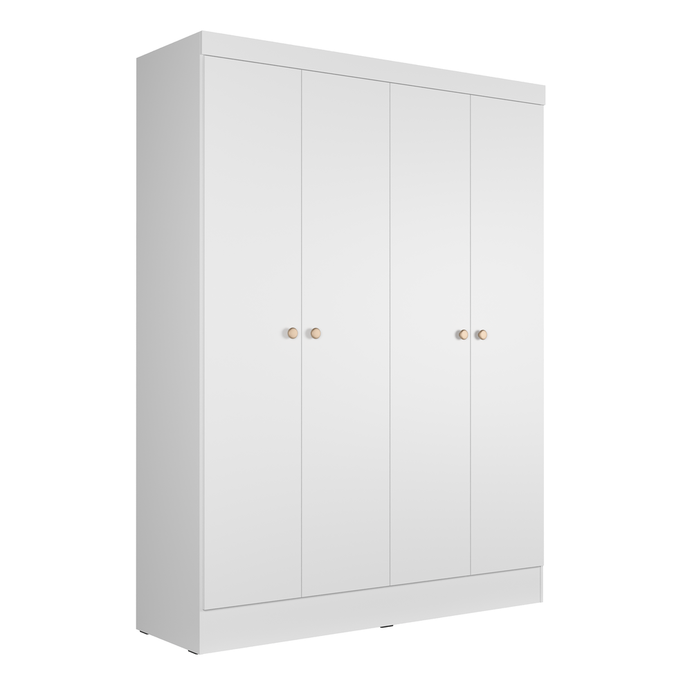 ROPERO 4 PUERTAS BATIENTES BILBAO BLANCO