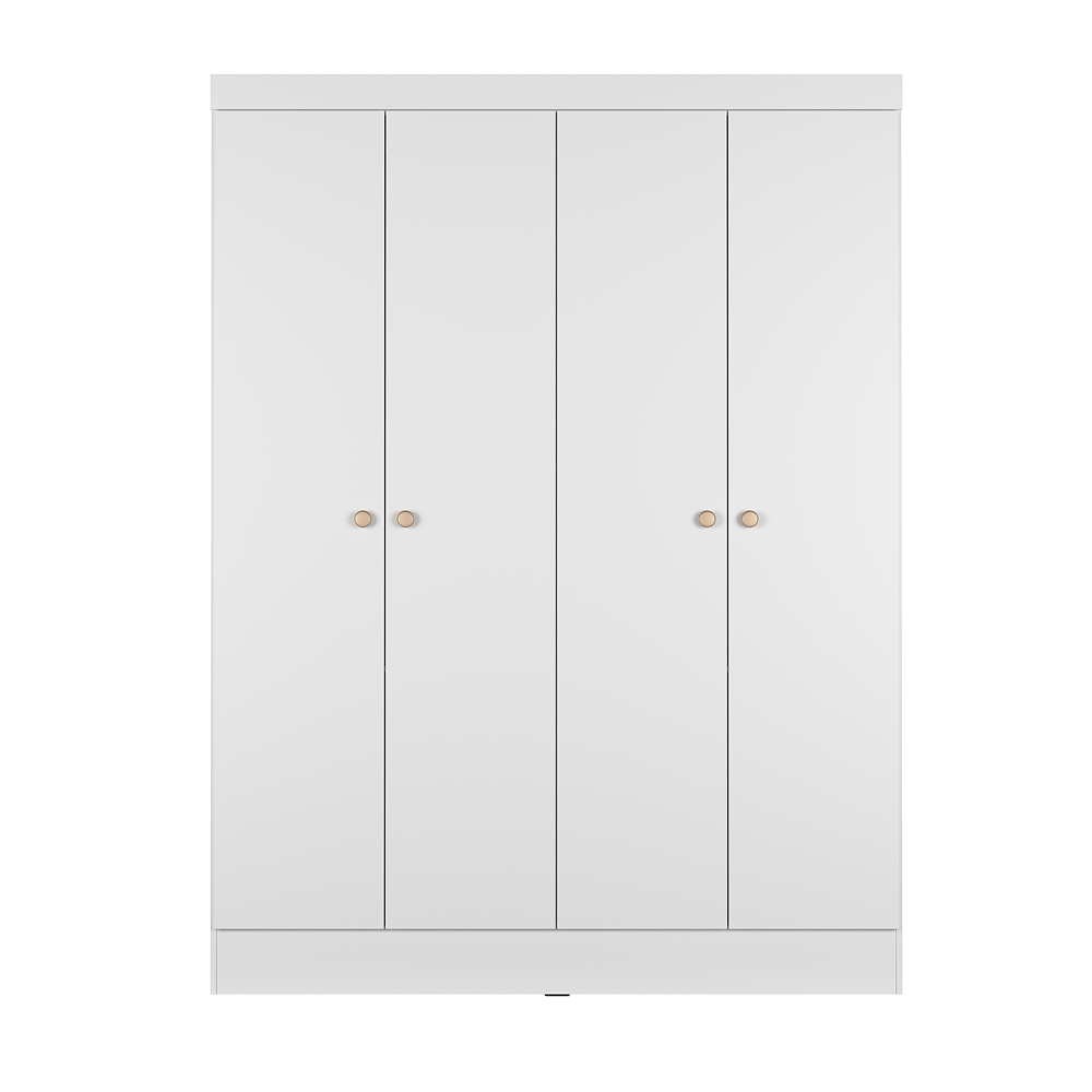 ROPERO 4 PUERTAS BATIENTES BILBAO BLANCO