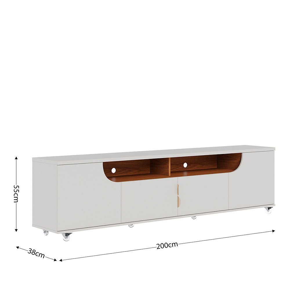 MESA DE TV RUAH OFF WHITE
