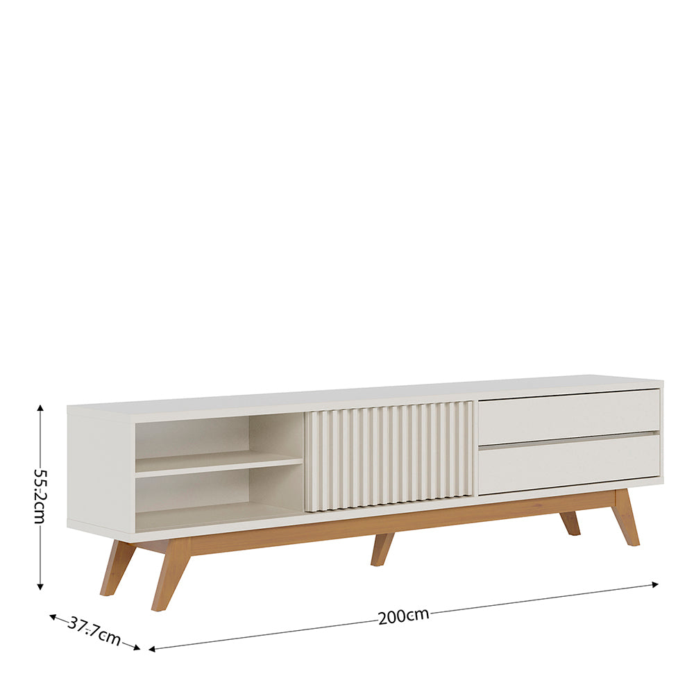 MESA DE TV JANEIRO OFF WHITE