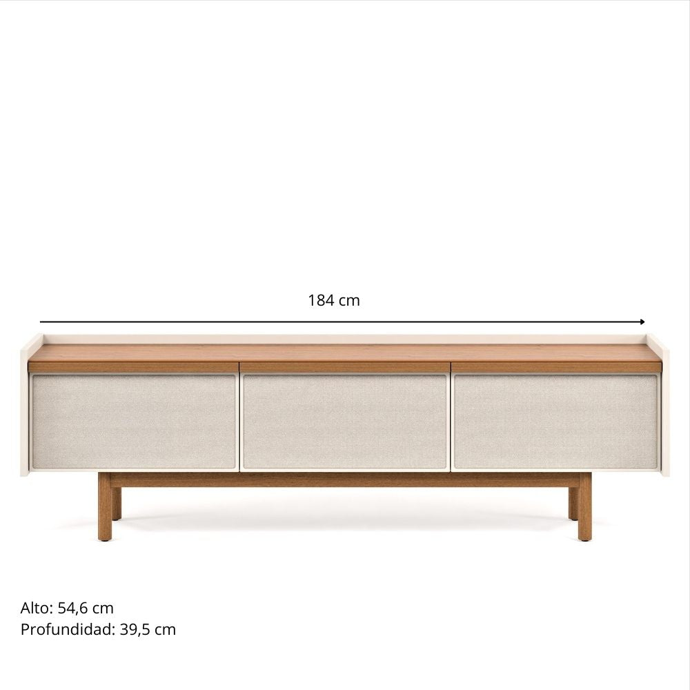 MESA DE TV DUNE 1.8 OFF WHITE