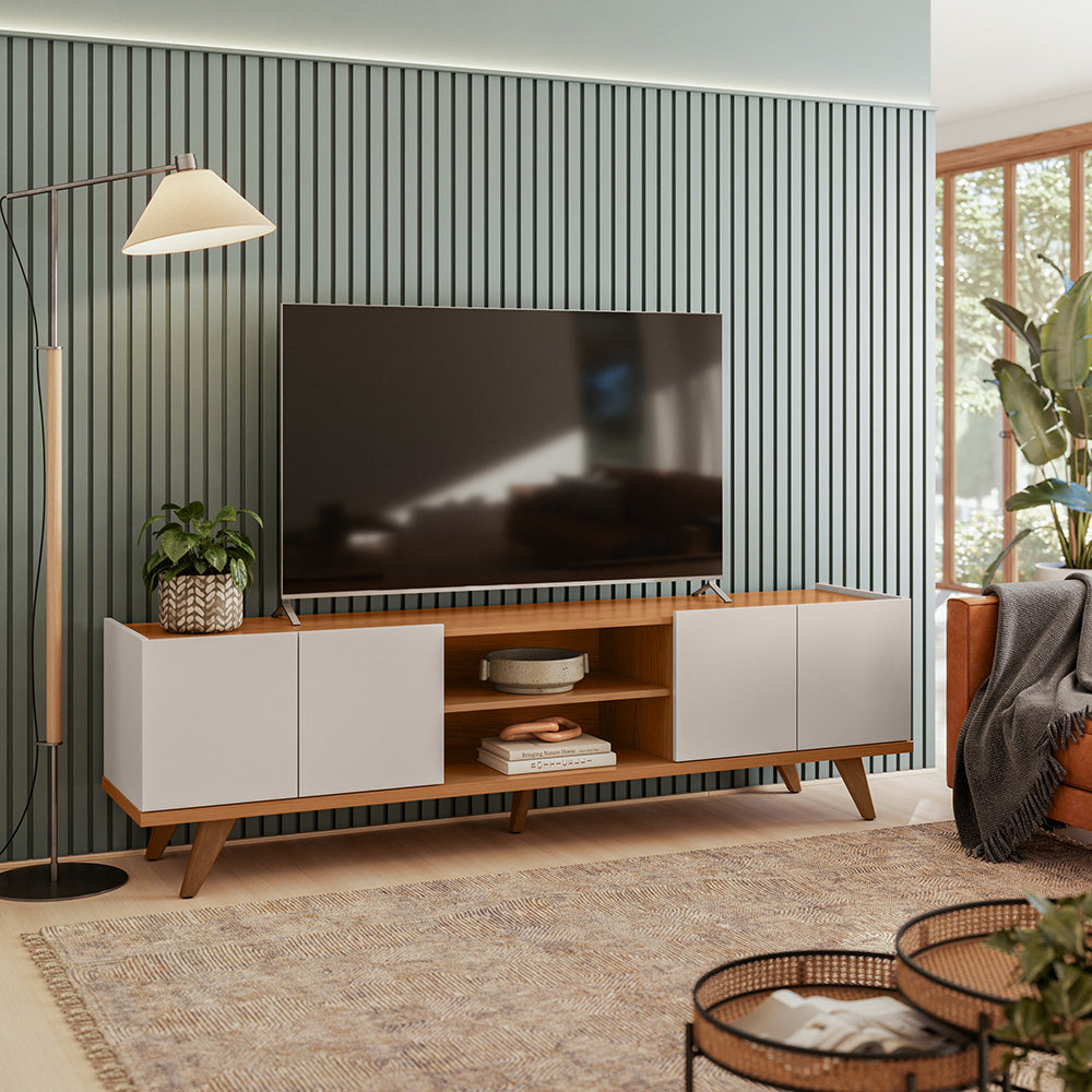 MESA DE TV CORDOBA OFF WHITE