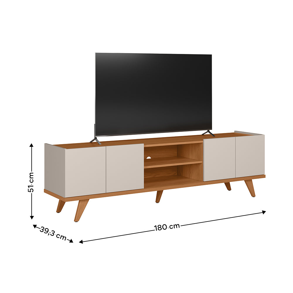 MESA DE TV CORDOBA OFF WHITE