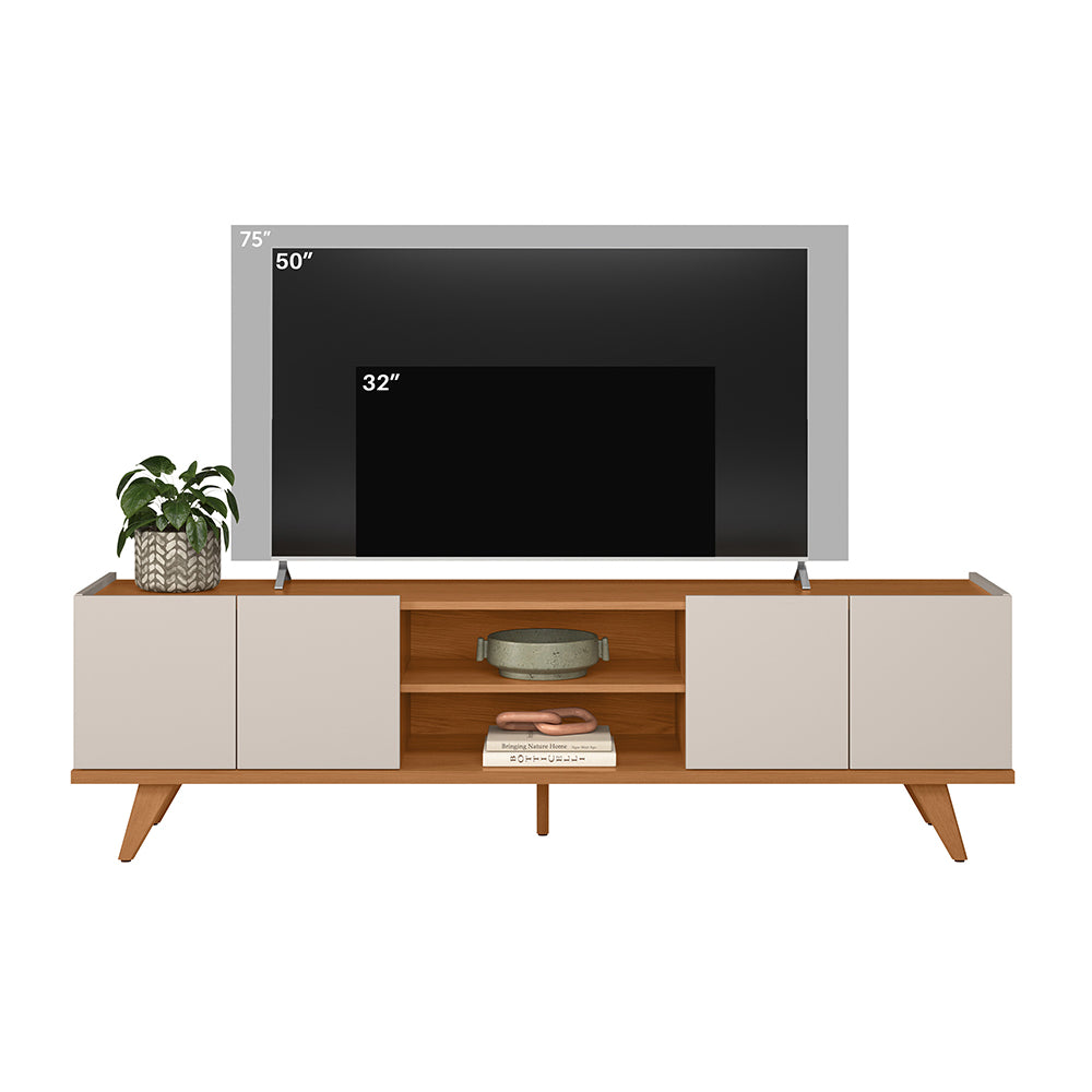 MESA DE TV CORDOBA OFF WHITE