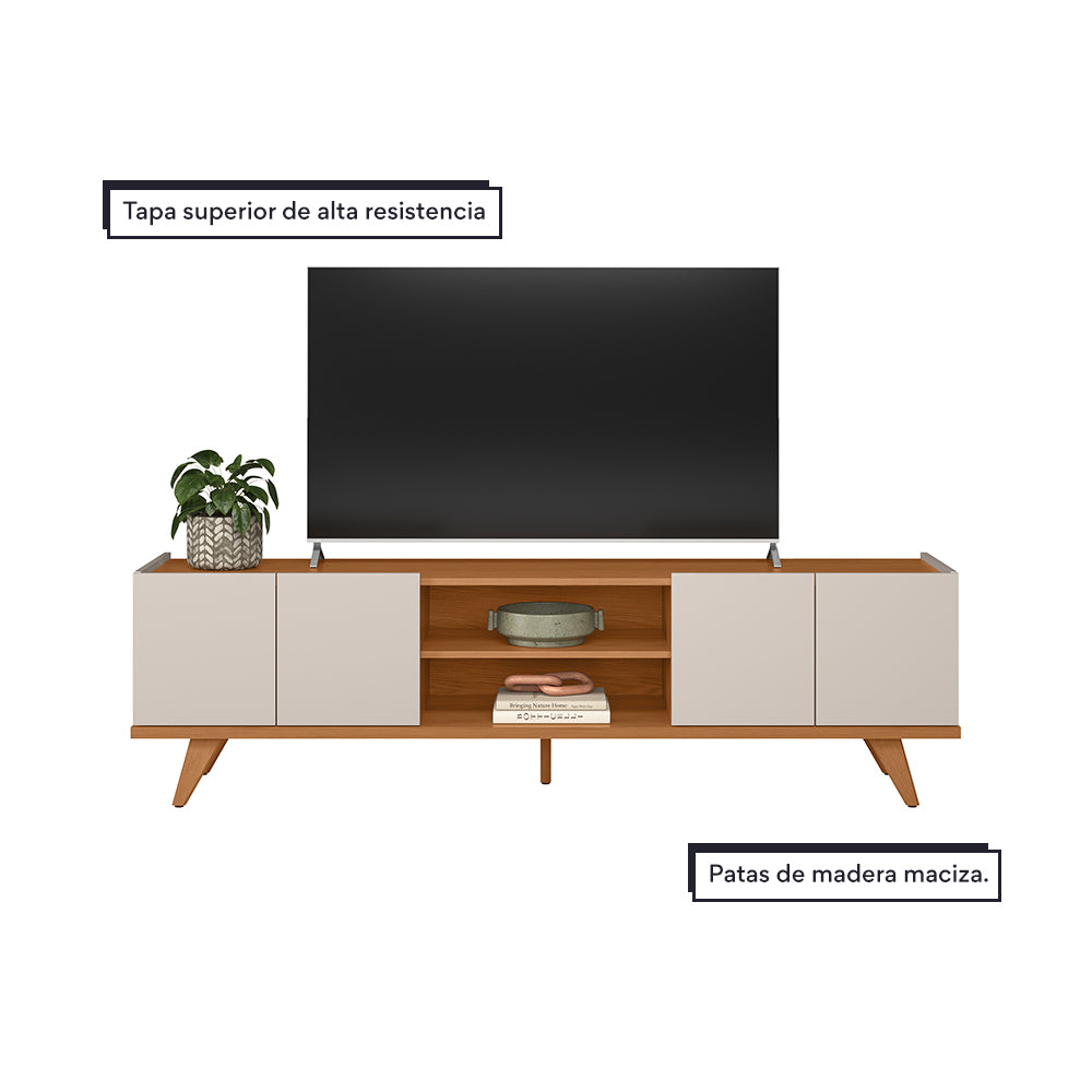 MESA DE TV CORDOBA OFF WHITE