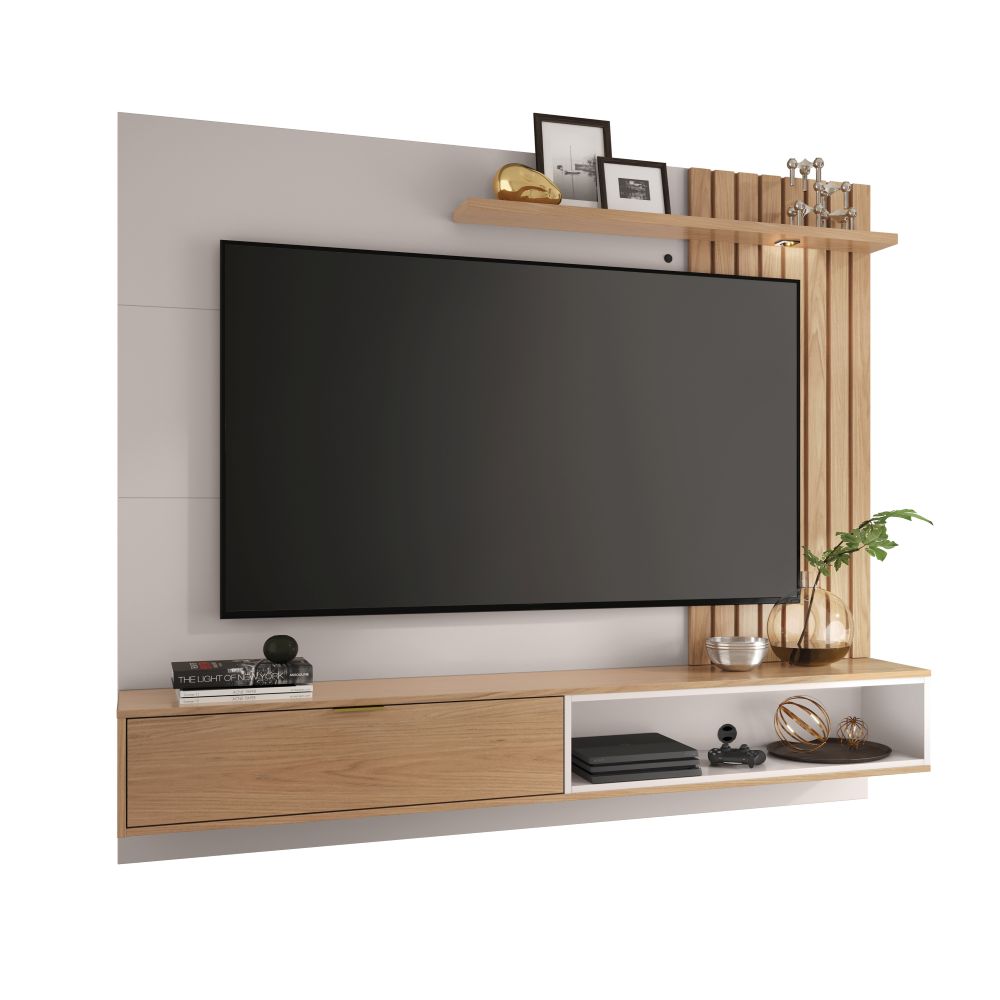 CENTRO DE ENTRETENIMIENTO PANEL MAUI DELUXE 1.8 FREIJO