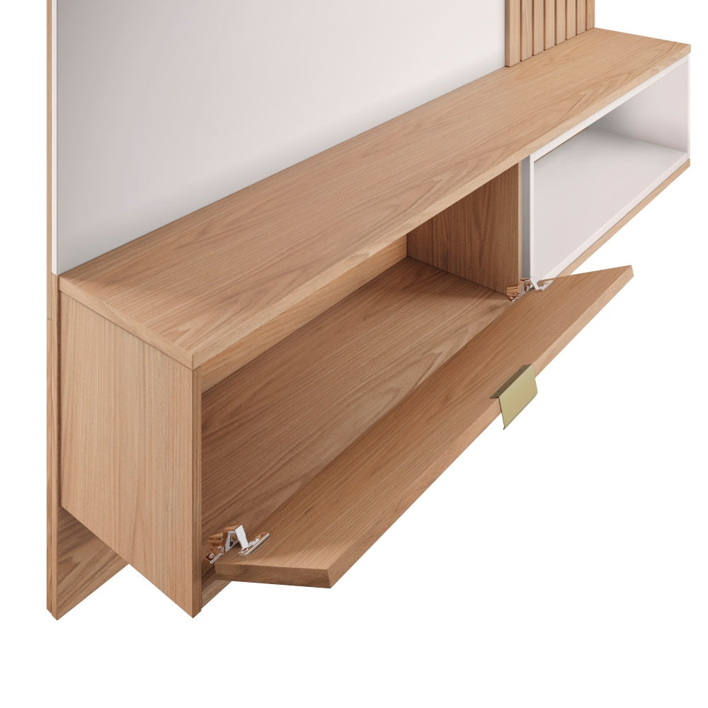 CENTRO DE ENTRETENIMIENTO PANEL MAUI DELUXE 1.8 FREIJO