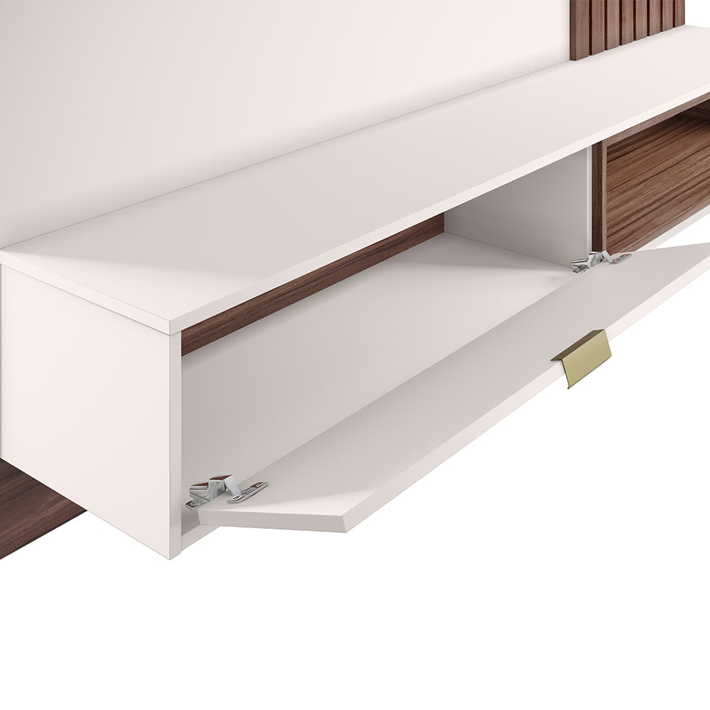 CENTRO DE ENTRETENIMIENTO PANEL MAUI DELUXE 1.8 OFF WHITE