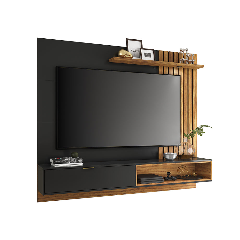 CENTRO DE ENTRETENIMIENTO PANEL MAUI DELUXE 1.8 NEGRO