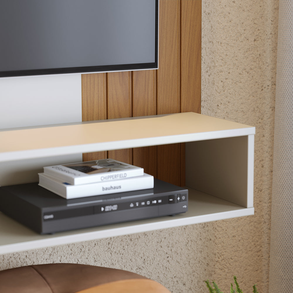 CENTRO DE ENTRETENIMIENTO PANEL OSAKA DELUXE 1.6 OFF WHITE