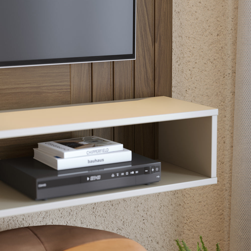 CENTRO DE ENTRETENIMIENTO PANEL OSAKA DELUXE 1.6 ALMENDRA