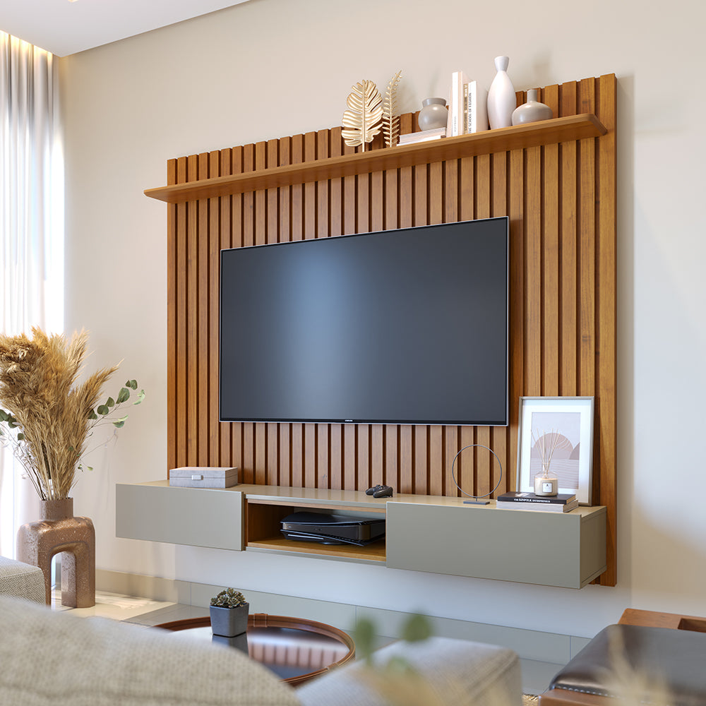 CENTRO DE ENTRETENIMIENTO PANEL LOFT 1.8 NATURE & MOCA