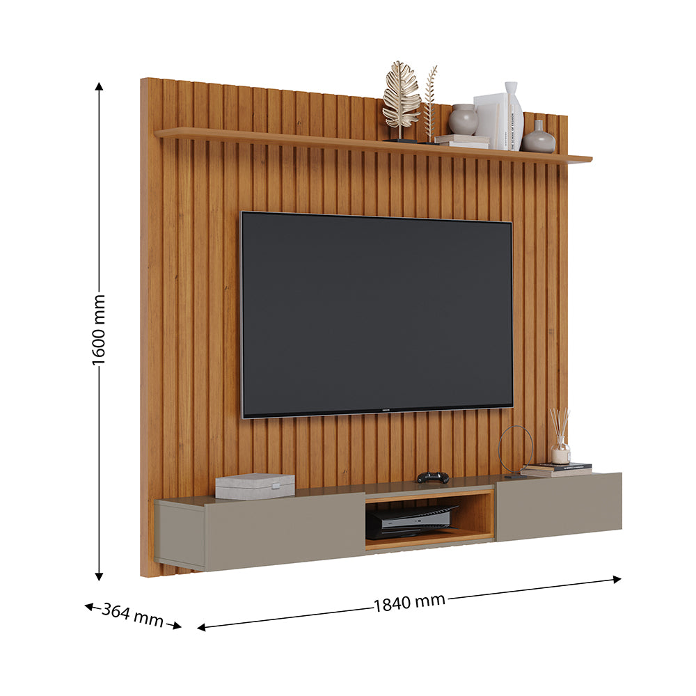 CENTRO DE ENTRETENIMIENTO PANEL LOFT 1.8 NATURE & MOCA