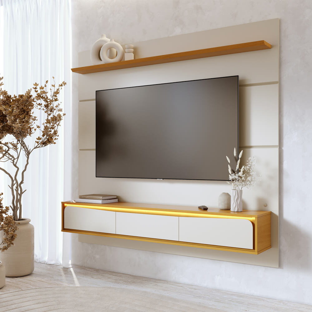 CENTRO DE ENTRETENIMIENTO DE TV PANEL SORRENTO OFF WHITE