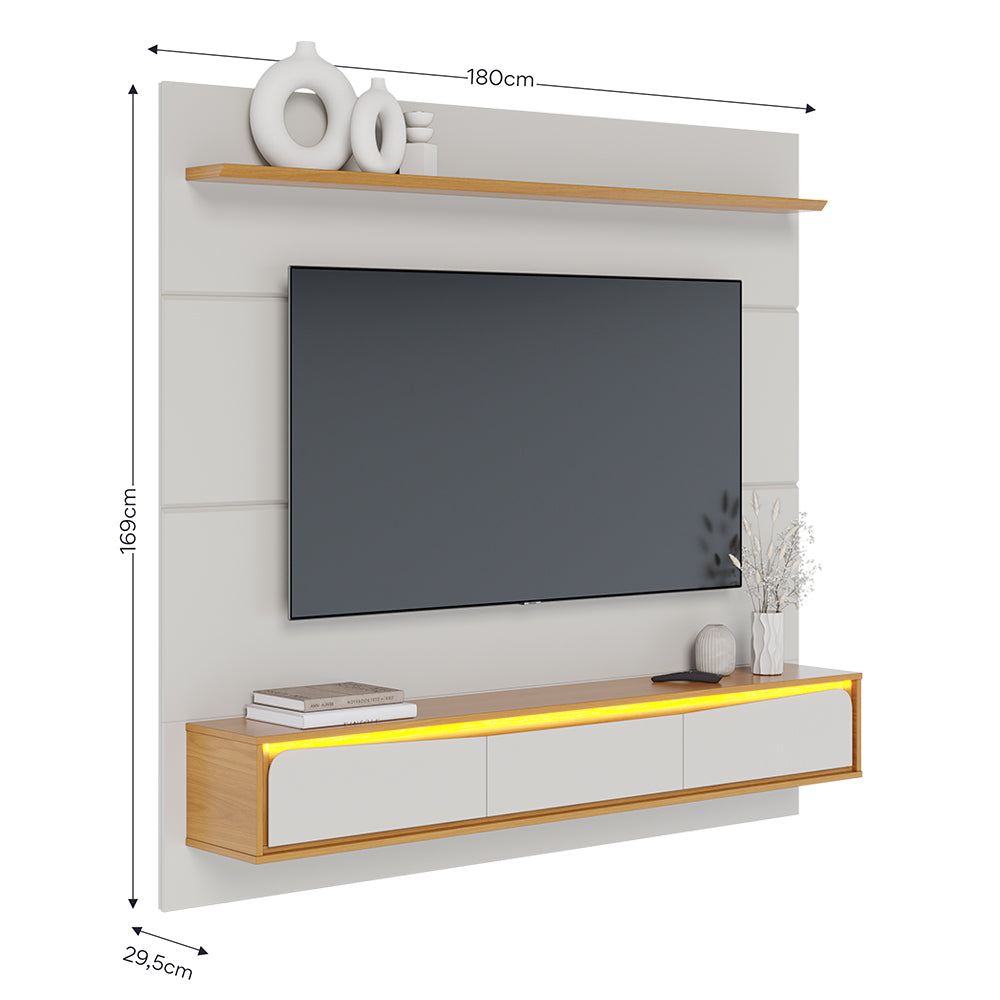 CENTRO DE ENTRETENIMIENTO DE TV PANEL SORRENTO OFF WHITE
