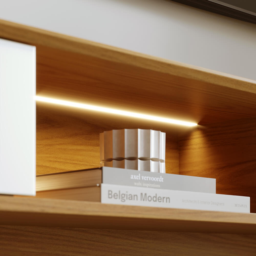 CENTRO DE ENTRETENIMIENTO DE TV PANEL GORDES OFF WHITE