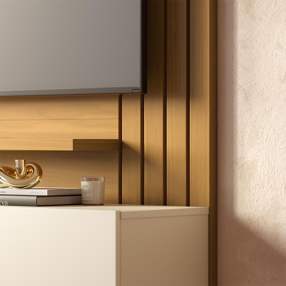 CENTRO DE ENTRETENIMIENTO PANEL HONOLULU NATURALE