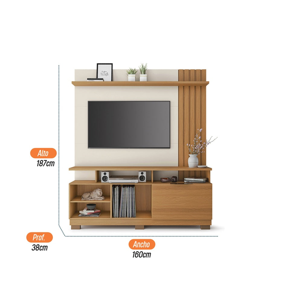 CENTRO DE ENTRETENIMIENTO DE TV BREST OFF WHITE