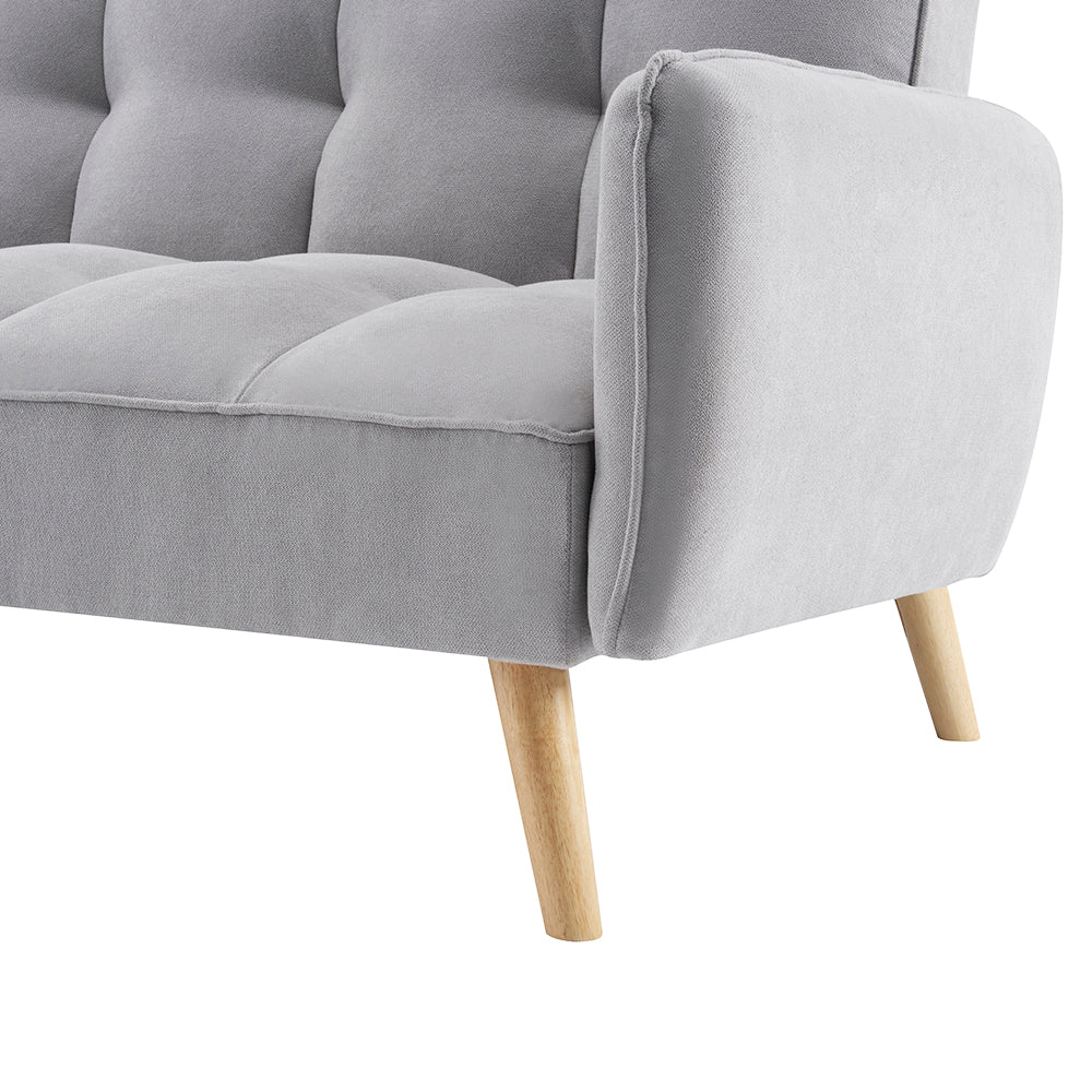 SOFÁ CAMA FUTÓN MIRANDA GRIS CLARO