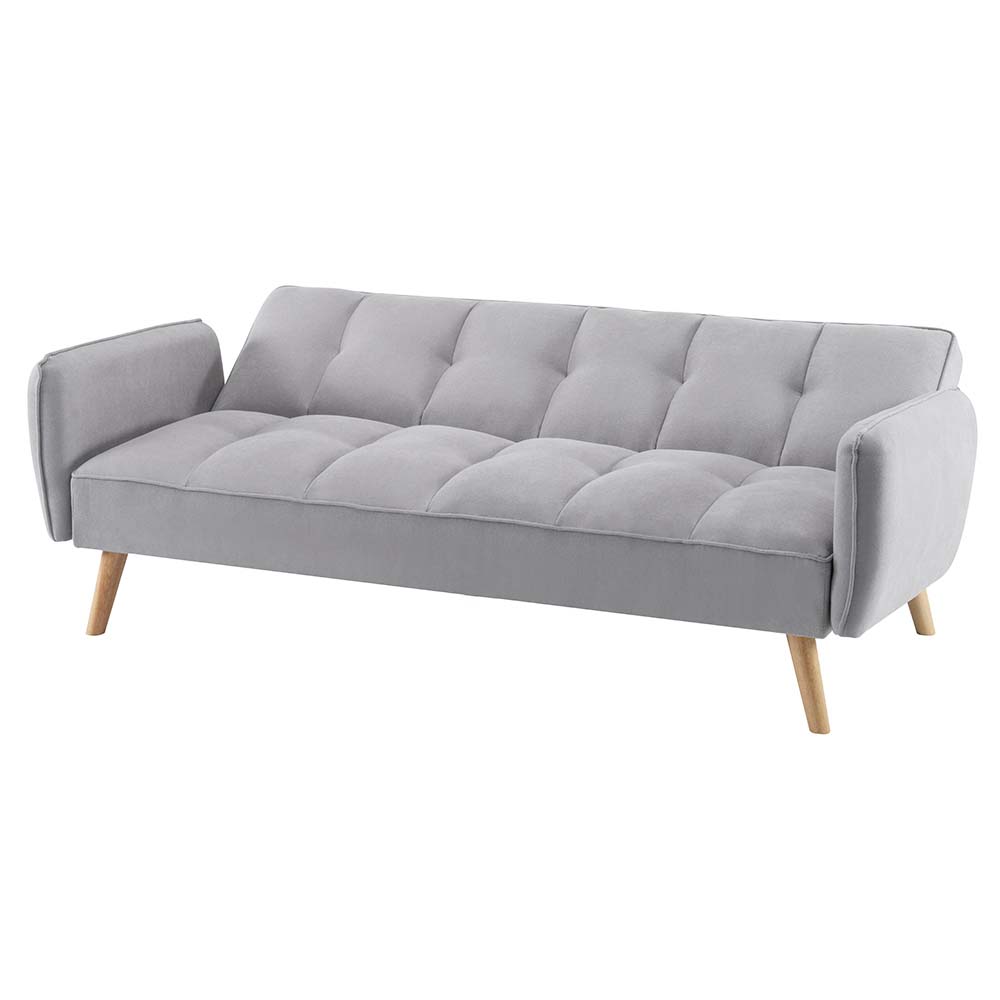 SOFÁ CAMA FUTÓN MIRANDA GRIS CLARO