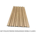 WALLPANEL  POLIESTIRENO 3D RANURADO ROBLE CLARO