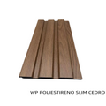 WALL PANEL POLIESTIRENO 3D SLIM CEDRO