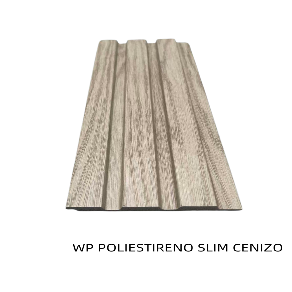 WALLPANEL POLIESTIRENO 3D SLIM CENIZO