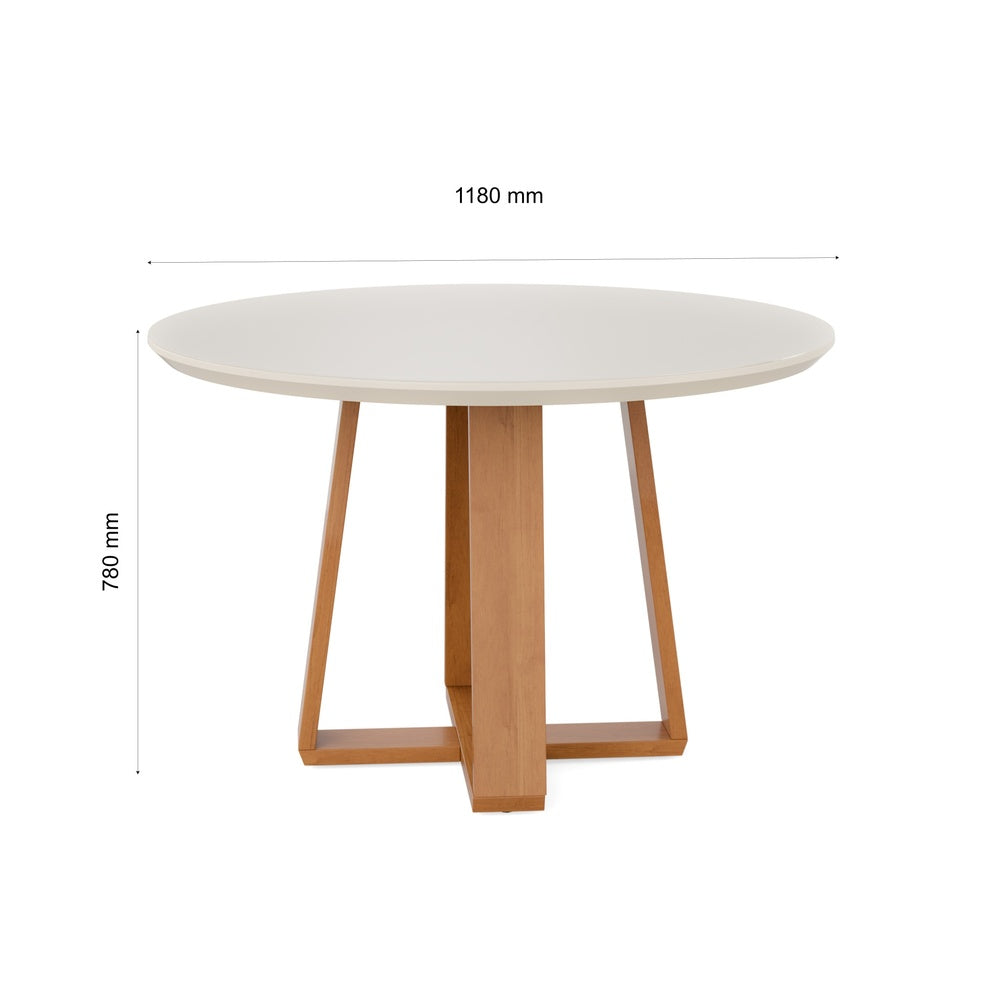 COMBO WOOD + 4 SILLAS CITY BOUCLE BEIGE