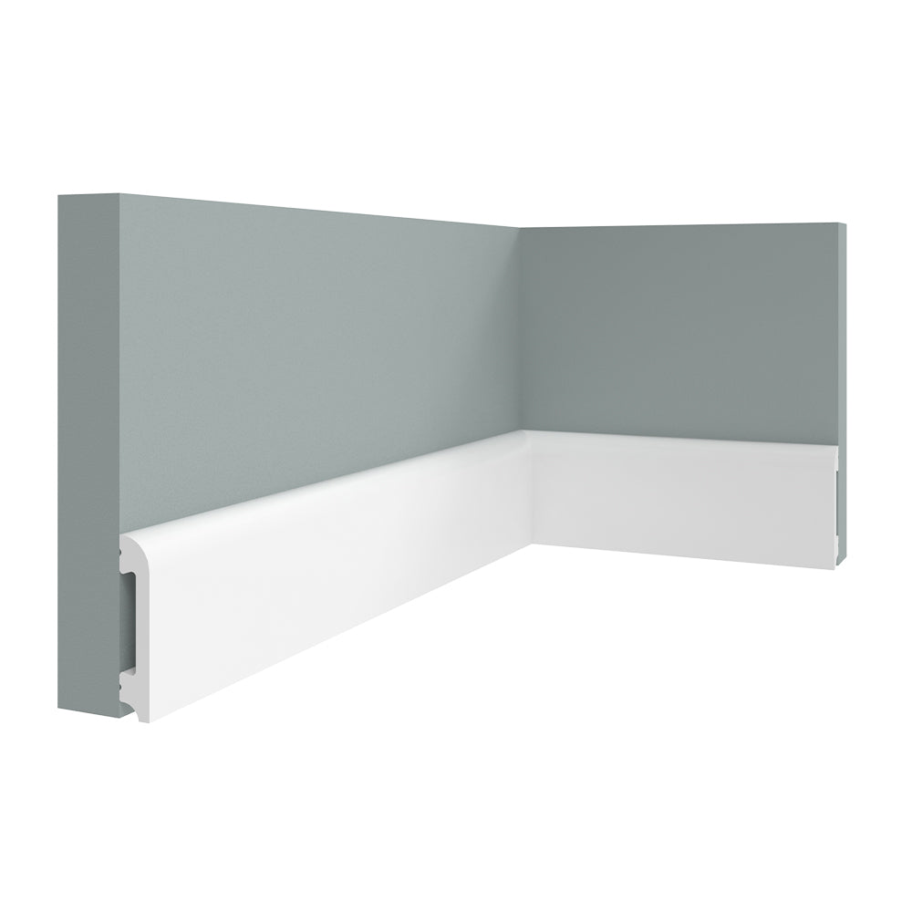 Zócalo Curvo Arc Blanco 7cm