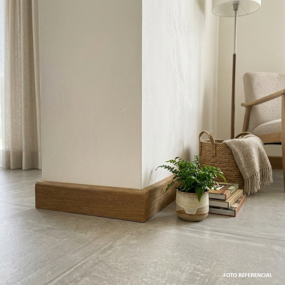 ZOCALO MIEL CURVO POLIESTIRENO 7CM 2.4M