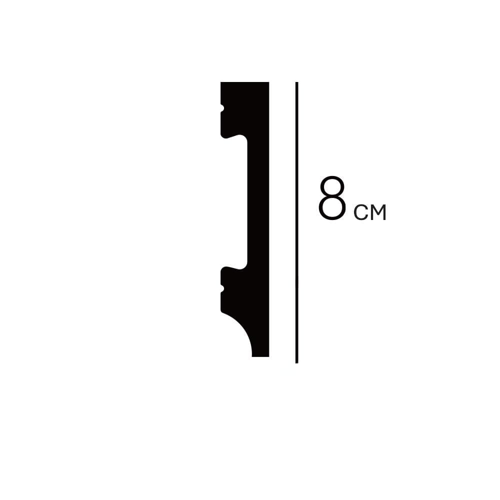 Zócalo Nordic Blanco 8cm